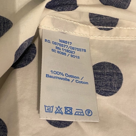 Preppy Boden Polka Dot Button Down - Picture 5 of 5